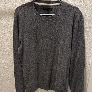Banana Republic Men's Charcoal Crewneck Sweater